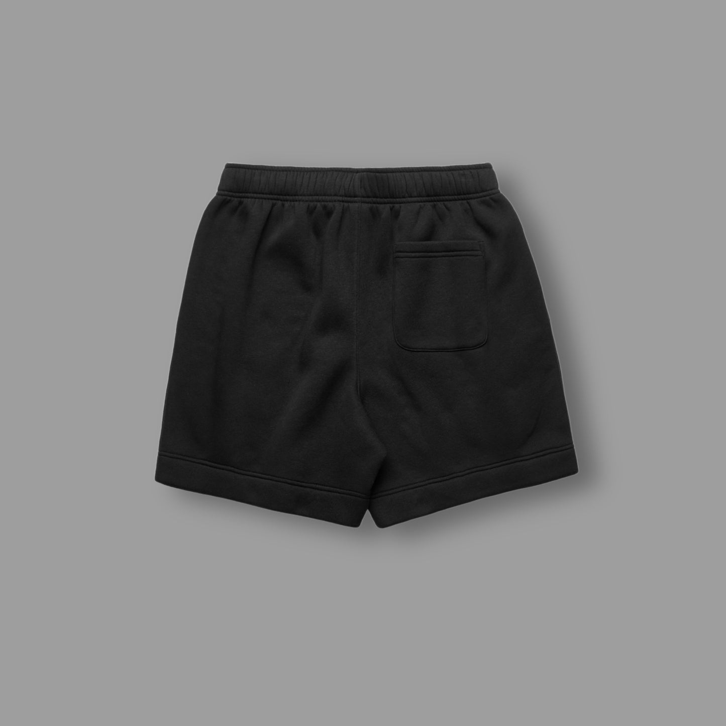 Black Varsity logo shorts